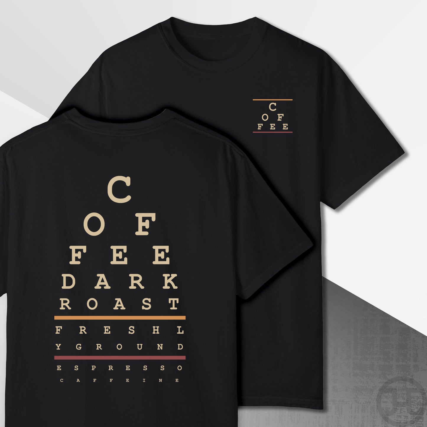 Coffee Eye Chart T-Shirt