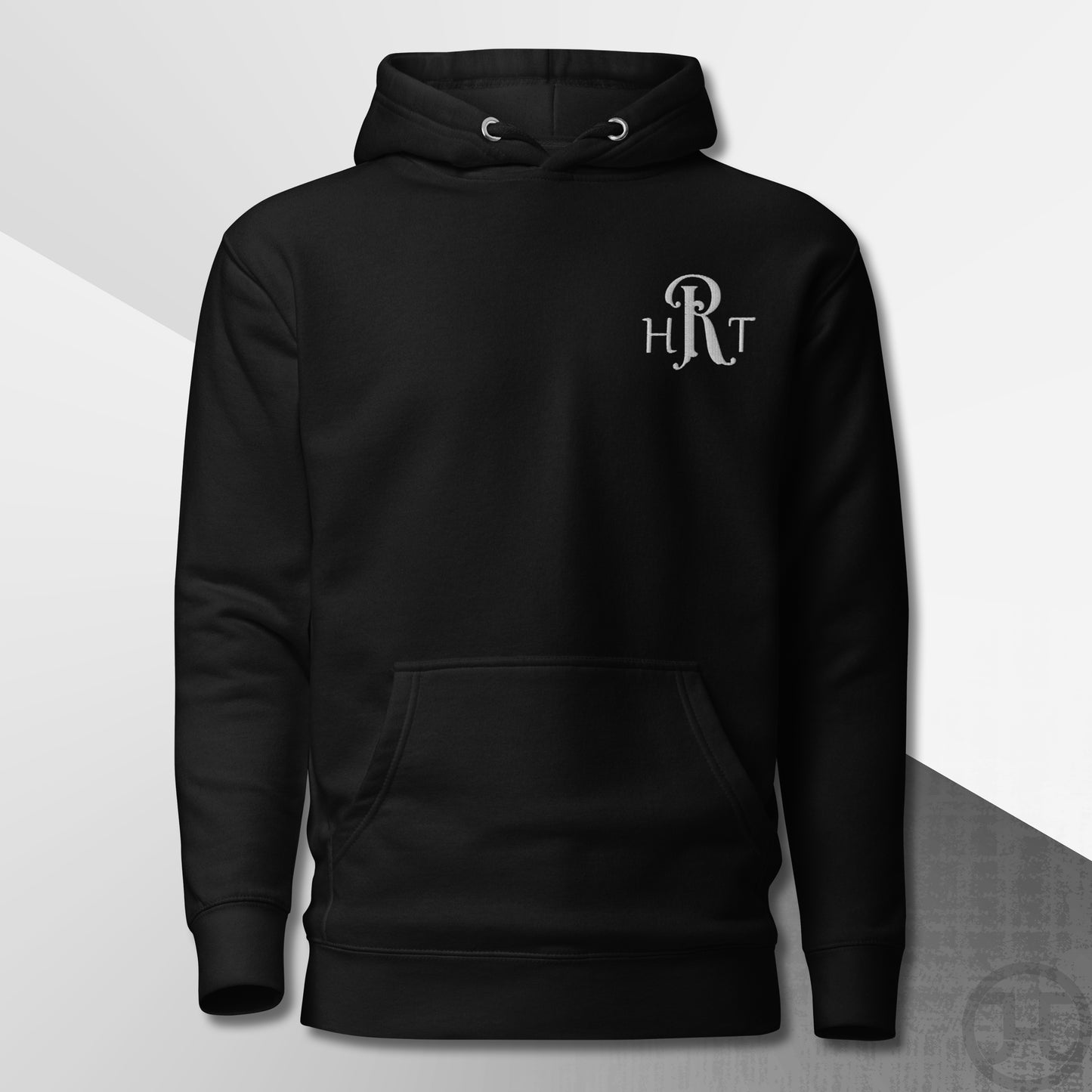 Embroidered 3-Letter Monogram Hoodie