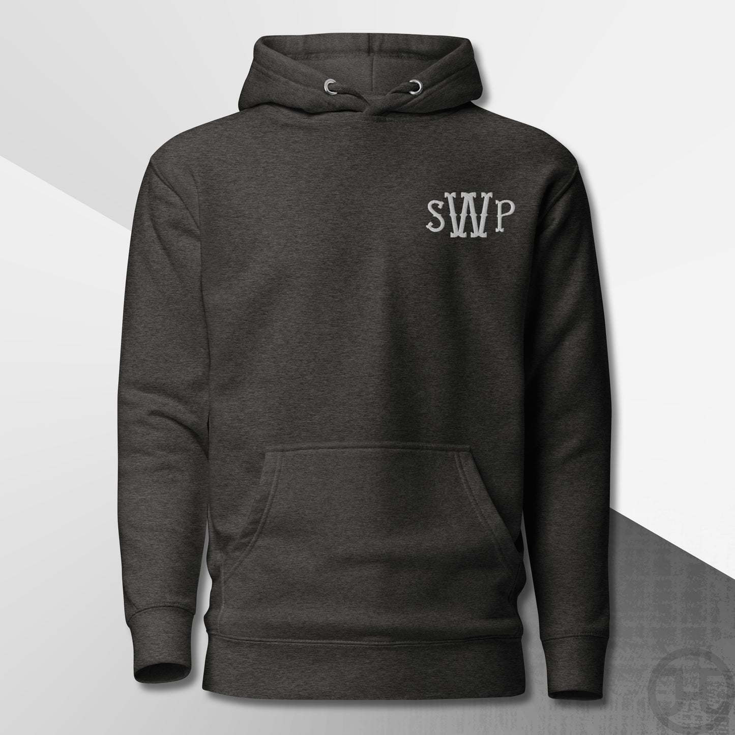 Embroidered 3-Letter Monogram Hoodie