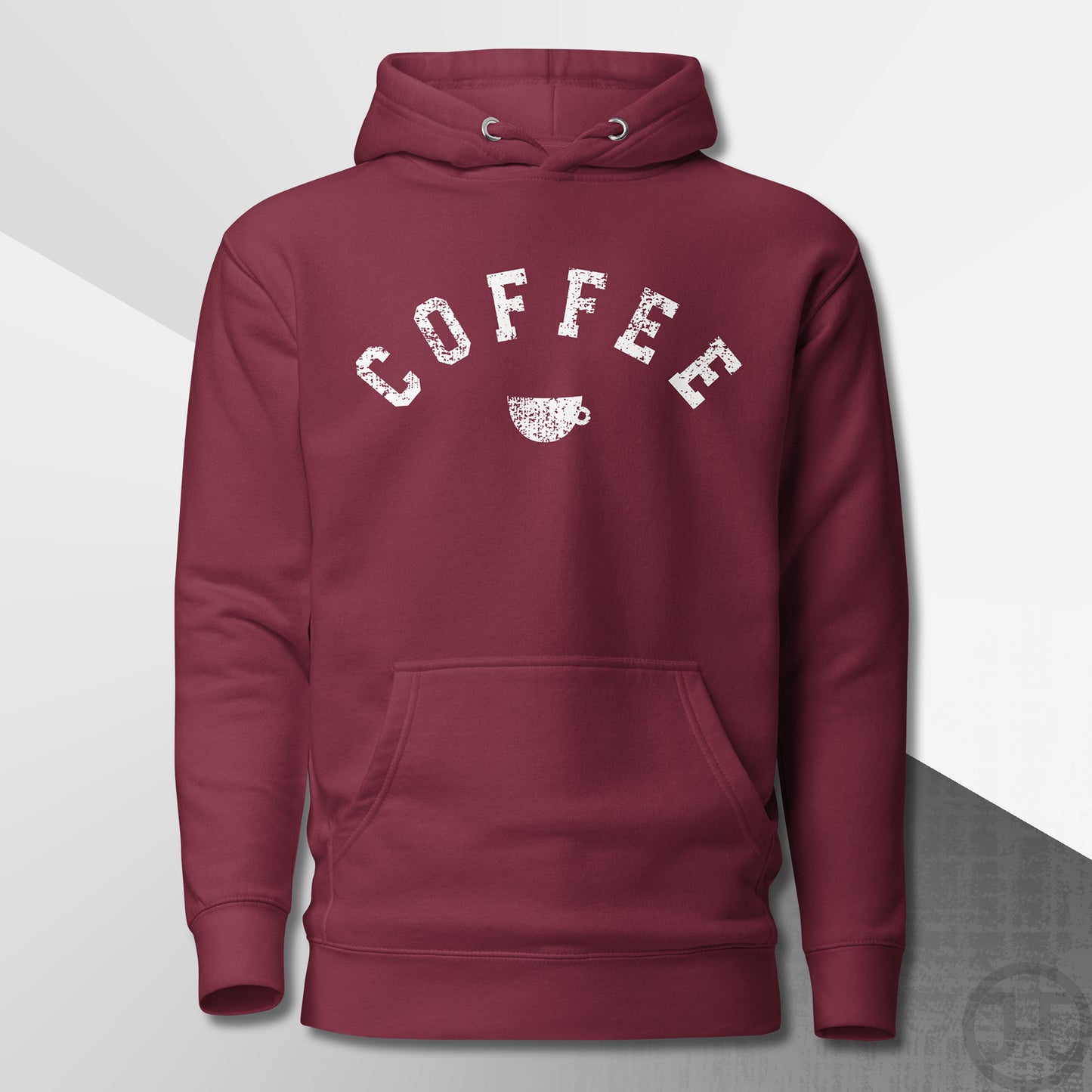 Coffee Cup Varsity Premium Hoodie