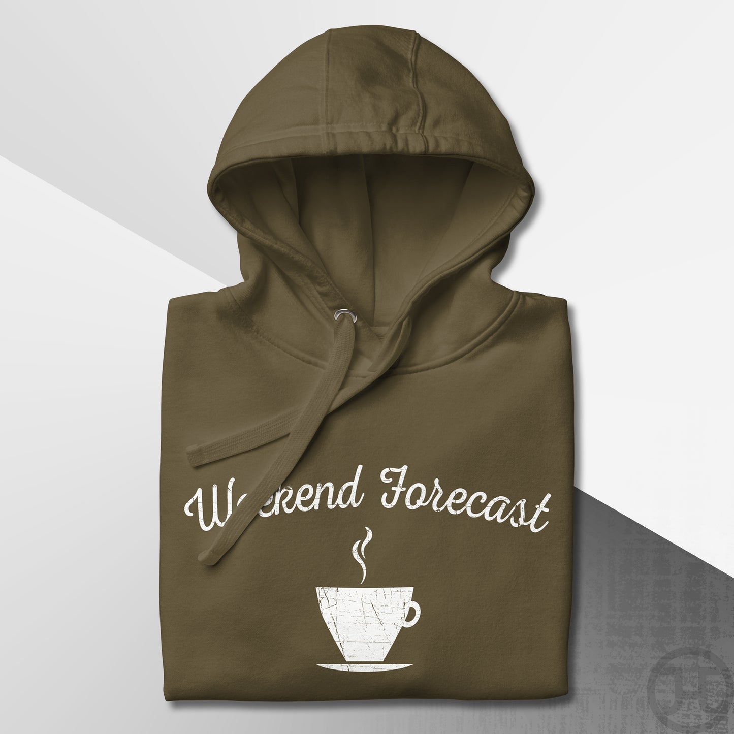 Weekend Forecast Coffee Cup Premium Hoodie