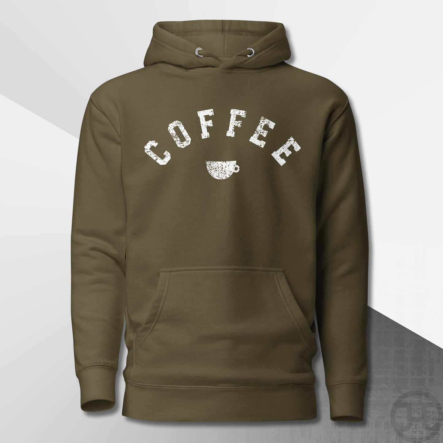 Coffee Cup Varsity Premium Hoodie