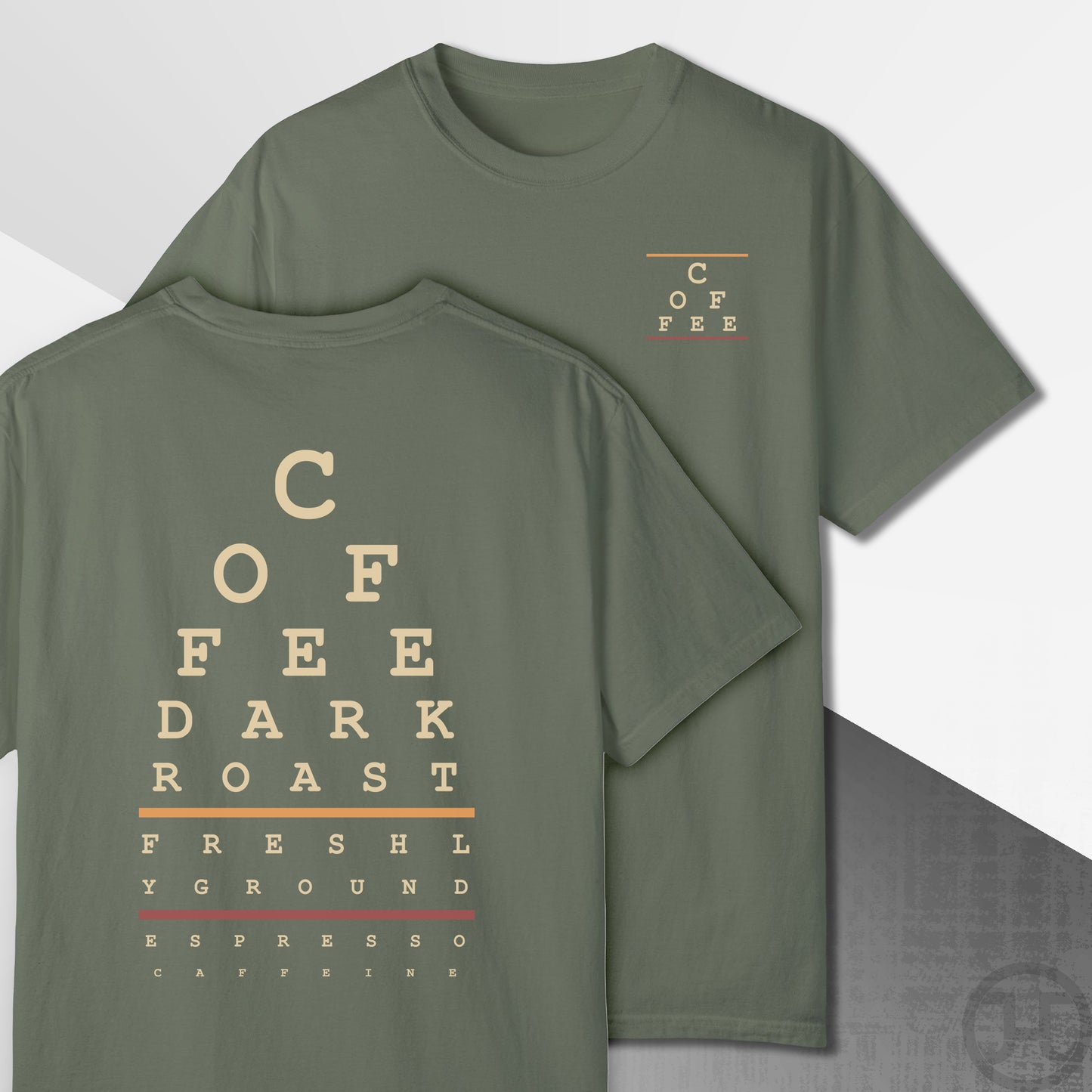 Coffee Eye Chart T-Shirt