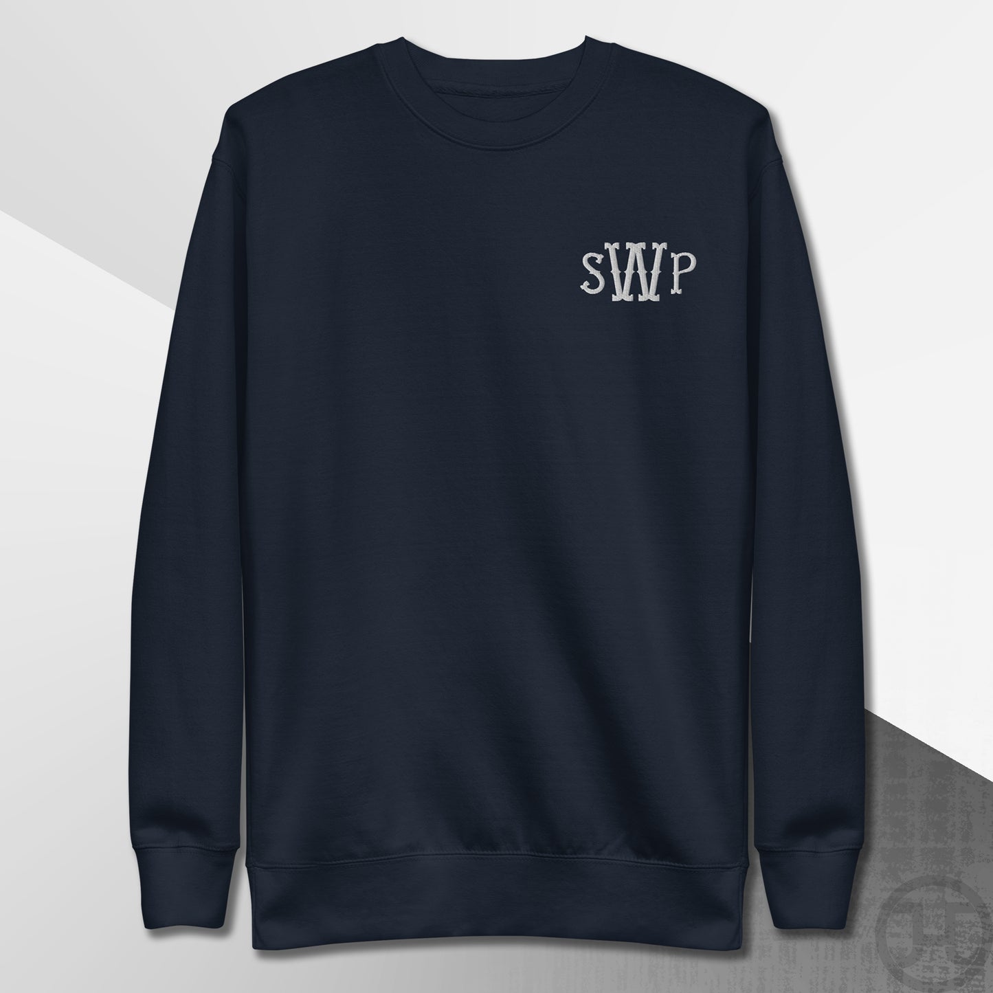 Embroidered 3-Letter Monogram Sweatshirt