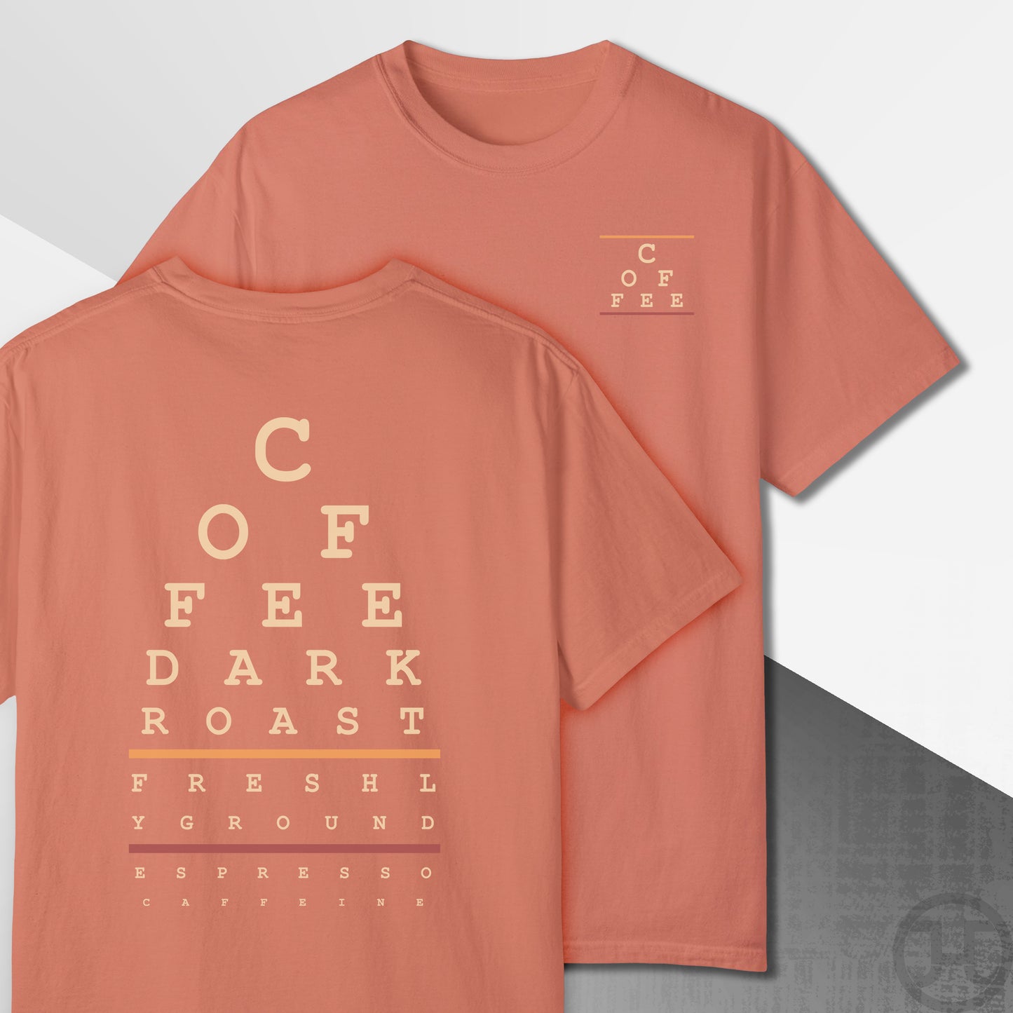 Coffee Eye Chart T-Shirt