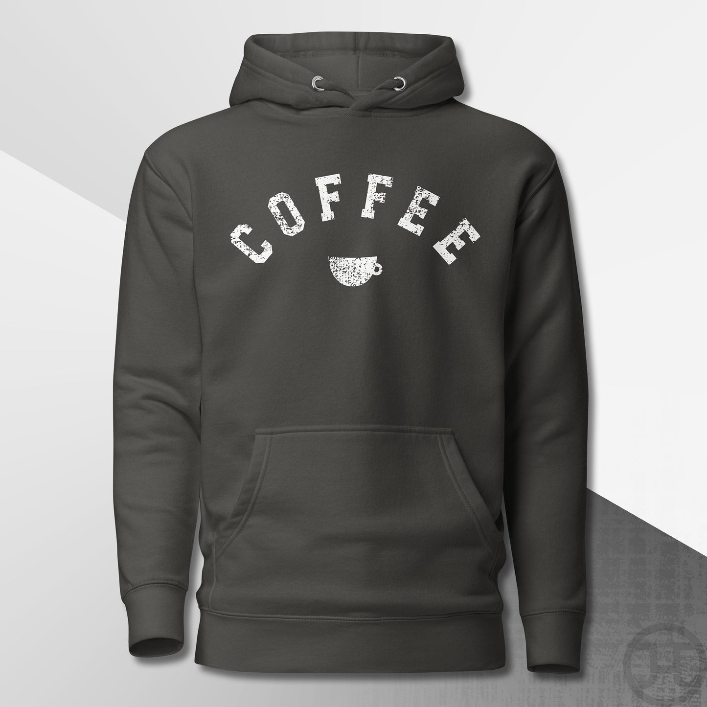 Coffee Cup Varsity Premium Hoodie