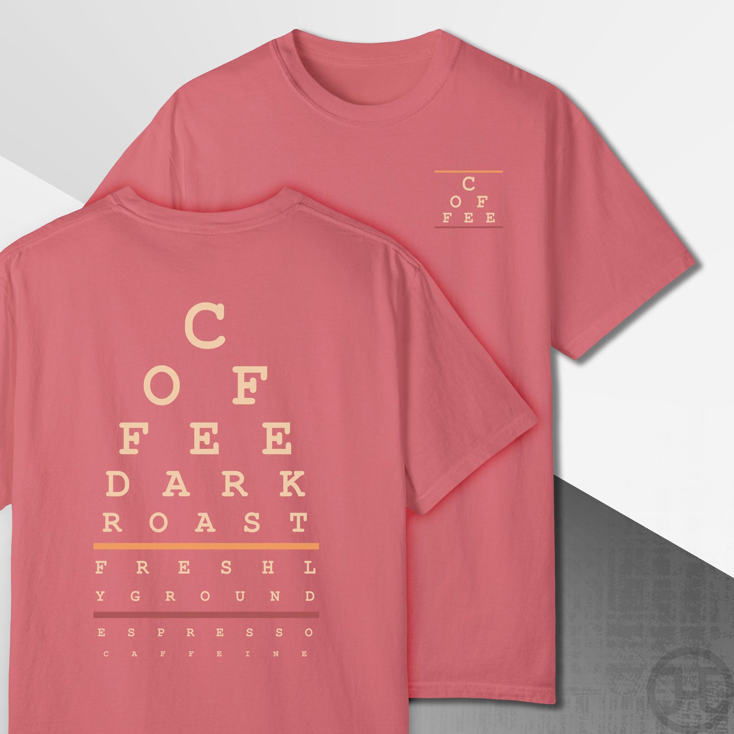 Coffee Eye Chart T-Shirt