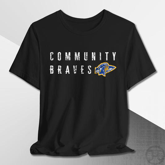 Community Braves Arrow Logo T-Shirt