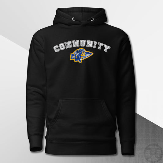 Community Braves Arrow Logo Hoodie