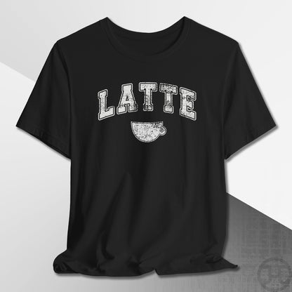 Latte Cup Varsity T-Shirt
