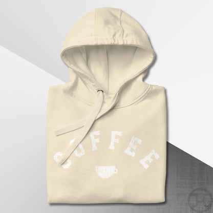 Coffee Cup Varsity Premium Hoodie