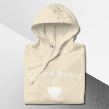 Weekend Forecast Coffee Cup Premium Hoodie