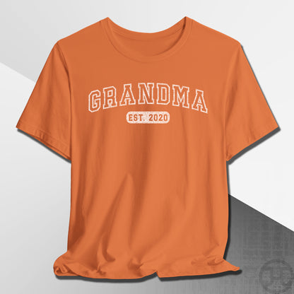 Mama/Grandma Est. Year T-Shirt - Varsity Style