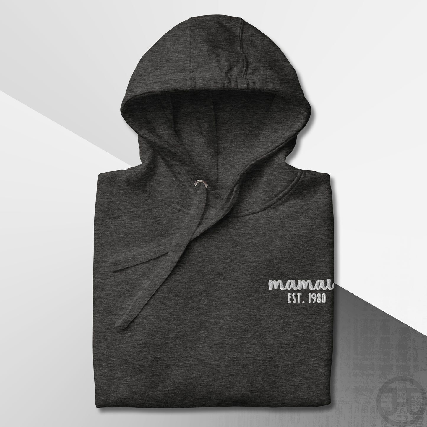 Embroidered Hoodie Mamaw w/Custom Est Date Left Chest
