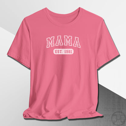 Mama/Grandma Est. Year T-Shirt - Varsity Style