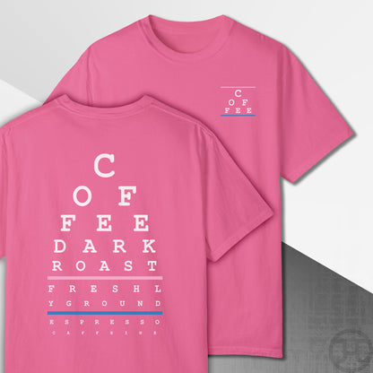 Coffee Eye Chart T-Shirt