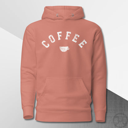 Coffee Cup Varsity Premium Hoodie