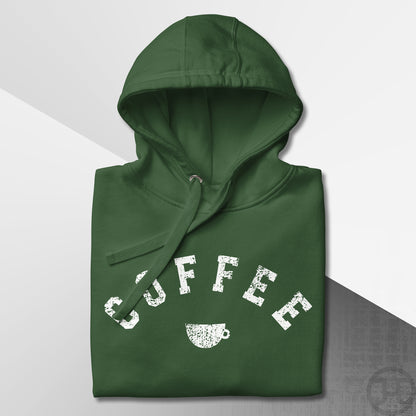 Coffee Cup Varsity Premium Hoodie