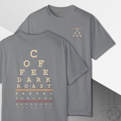 Coffee Eye Chart T-Shirt