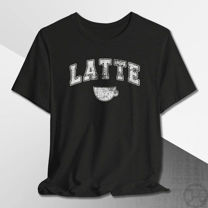 Latte Cup Varsity T-Shirt