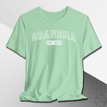 Mama/Grandma Est. Year T-Shirt - Varsity Style