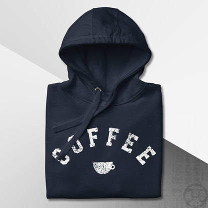 Coffee Cup Varsity Premium Hoodie