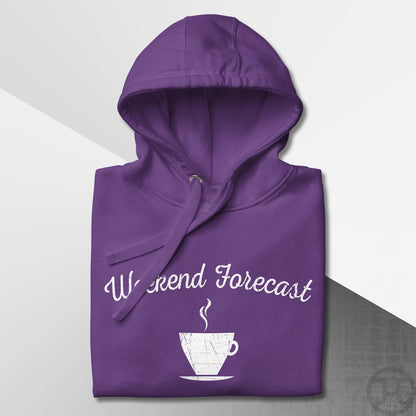 Weekend Forecast Coffee Cup Premium Hoodie