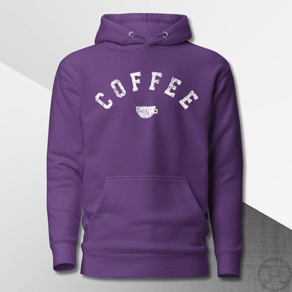 Coffee Cup Varsity Premium Hoodie