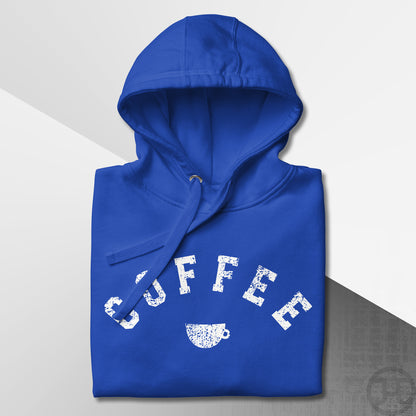 Coffee Cup Varsity Premium Hoodie