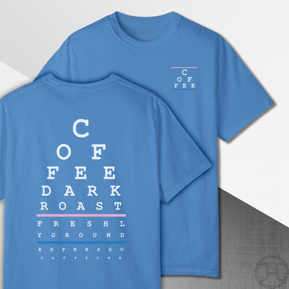 Coffee Eye Chart T-Shirt
