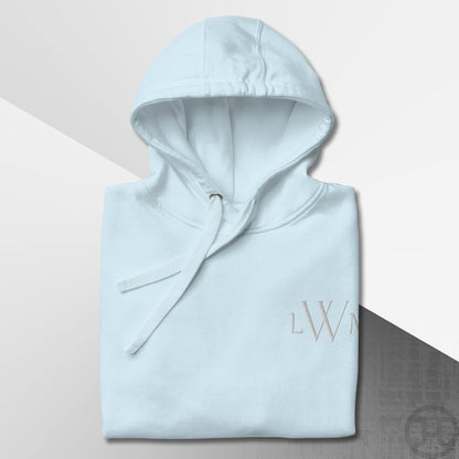 Embroidered 3-Letter Monogram Hoodie