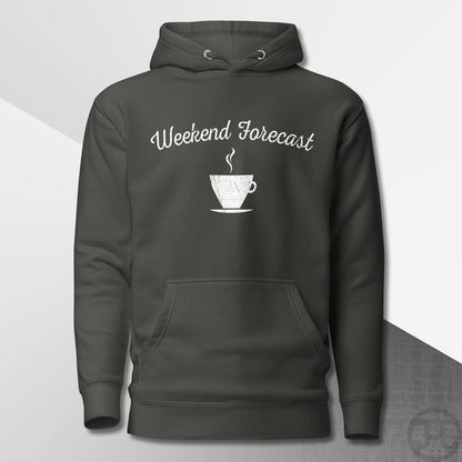 Weekend Forecast Coffee Cup Premium Hoodie